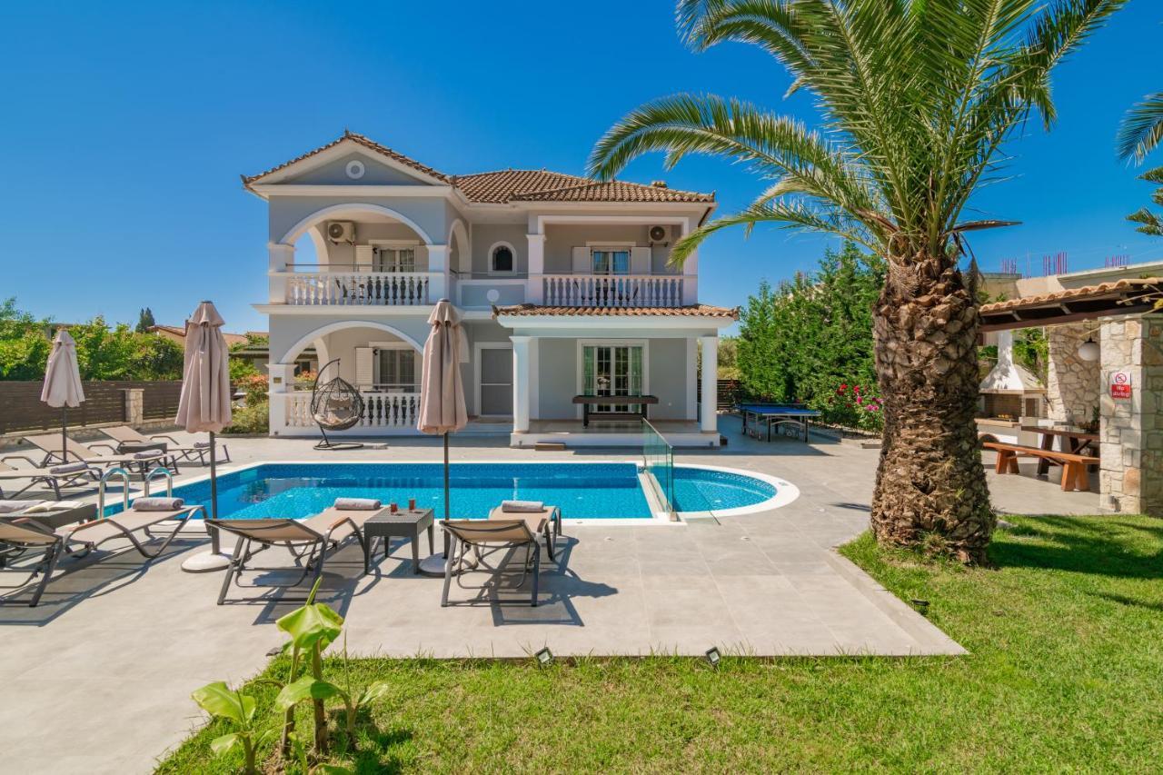 Luxury Villa Vanato & Pool Koukounariá 外观 照片