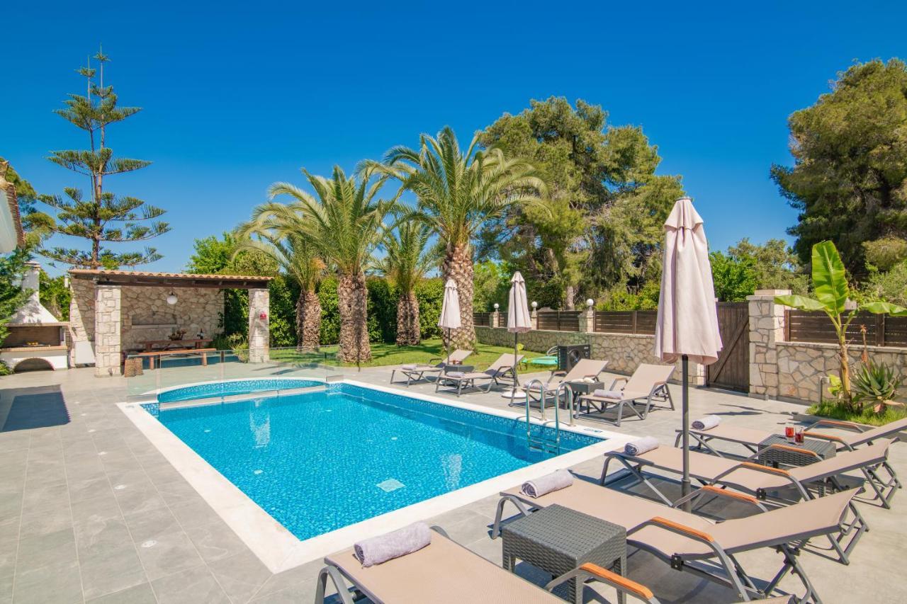 Luxury Villa Vanato & Pool Koukounariá 外观 照片