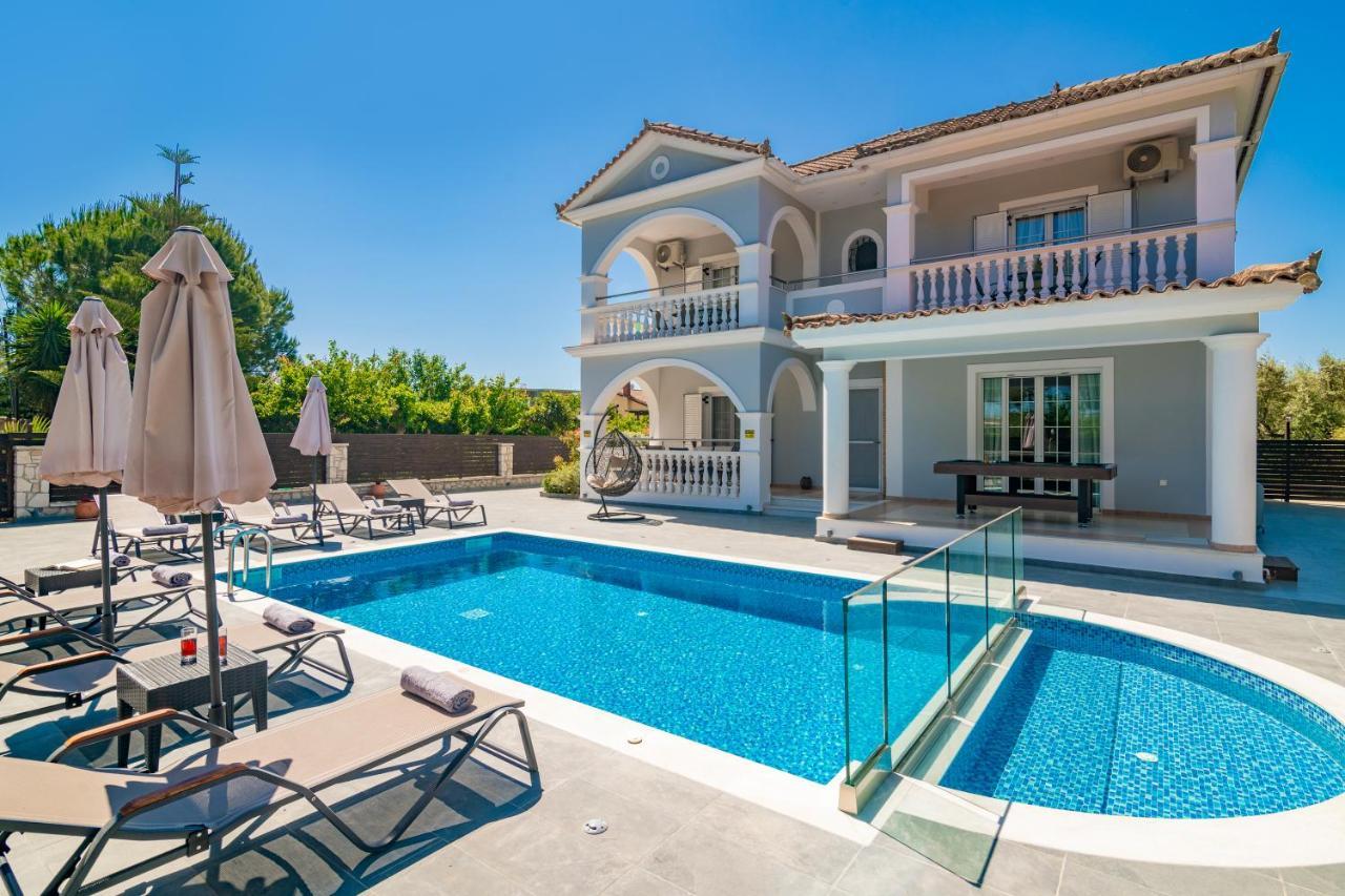 Luxury Villa Vanato & Pool Koukounariá 外观 照片