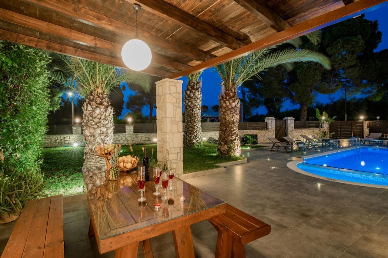 Luxury Villa Vanato & Pool Koukounariá 外观 照片