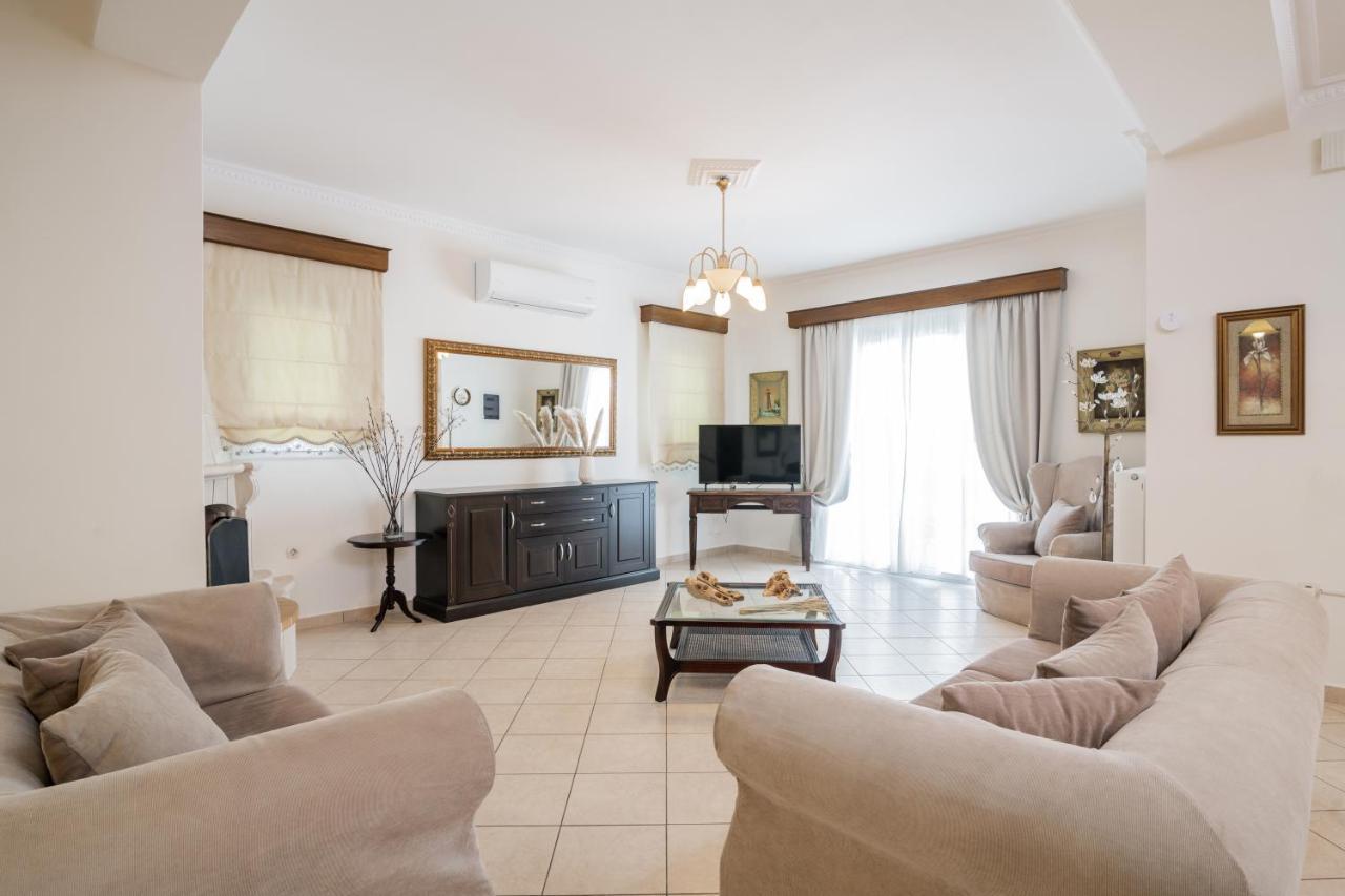 Luxury Villa Vanato & Pool Koukounariá 外观 照片