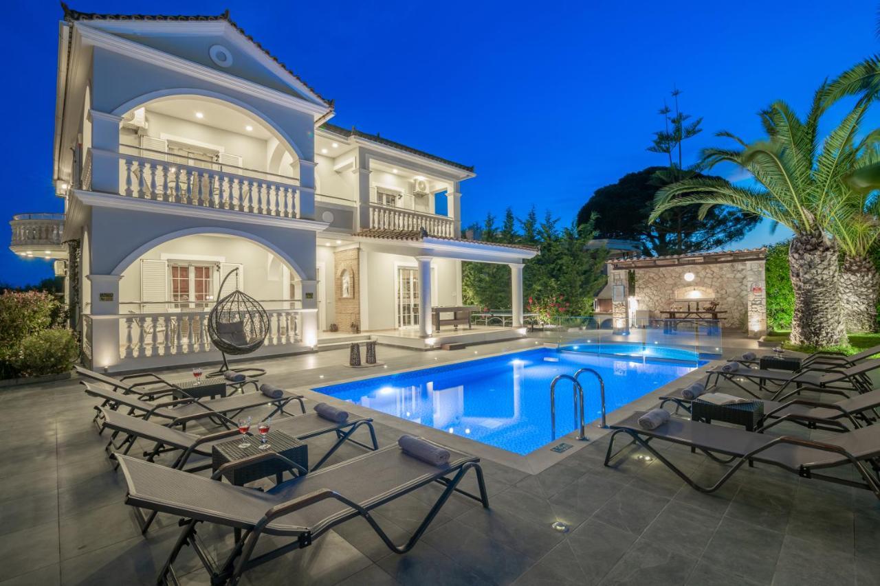 Luxury Villa Vanato & Pool Koukounariá 外观 照片