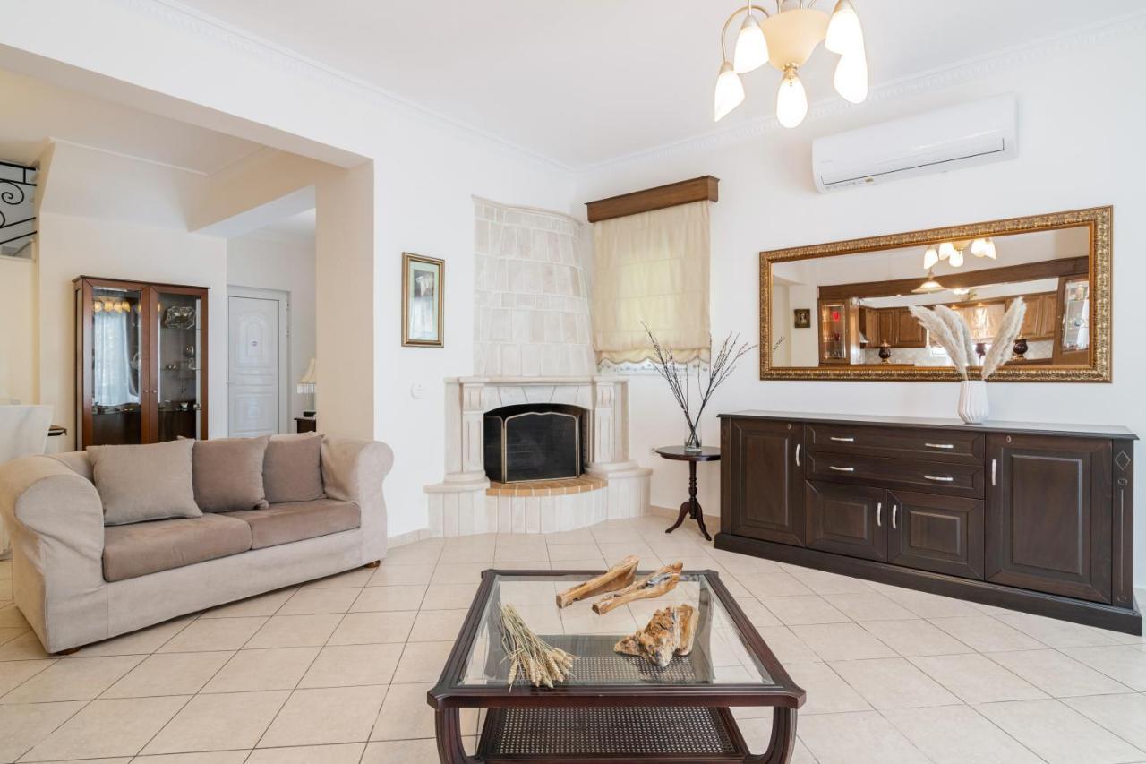 Luxury Villa Vanato & Pool Koukounariá 外观 照片